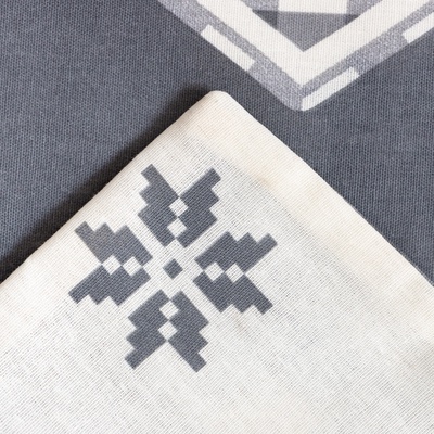 Постельное бельё евро «Этель» Scandi, бязь