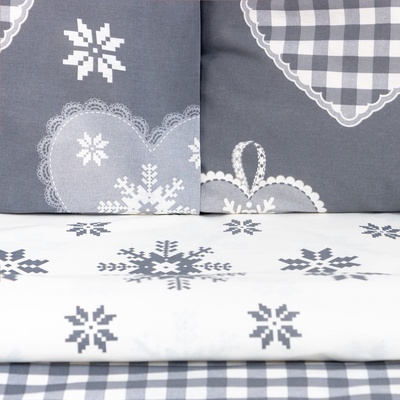 Постельное бельё евро «Этель» Scandi, бязь