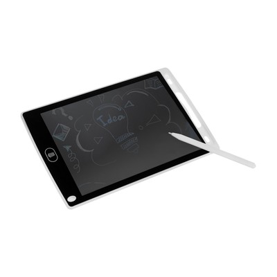 Планшет для рисования и заметок LuazON TAB-1, 8.5", цветная линия, функция блокировки, белый