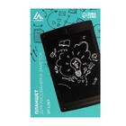 Планшет для рисования и заметок LuazON TAB-1, 8.5", цветная линия, функция блокировки, белый - Фото 7