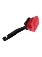 Щетка для мытья колес, мягкий ворс 24 см, красный - Фото 3