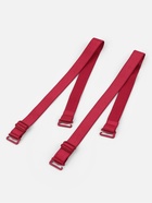 Лямки для бюстгальтера, текстильные, 1.5 см, 37 см, пара, бордовые - Фото 3