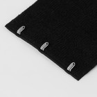 Застёжка-удлинитель для бюстгальтера, 3 ряда 3 крючка, 5 × 5,5 см, цвет чёрный - Фото 3