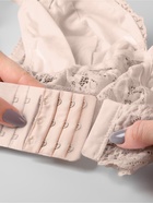 Застёжка для бюстгальтера, удлинитель, 3 ряда 3 крючка, 5×5.5 см, бежевая - Фото 5