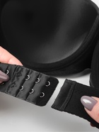 Застёжка для бюстгальтера, удлинитель, 3 ряда 2 крючка, 3.2×5 см, чёрная - Фото 5