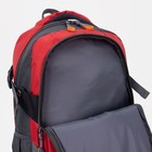 Рюкзак туристический на молнии, цвет красный - Фото 4