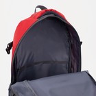 Рюкзак туристический на молнии, цвет красный - Фото 5