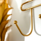 Настенные крючки декоративные «Котик», металл под золото, 15×39 см - Фото 2