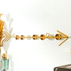 Крючки декоративные металл "Стрела" золото 5,5х40 см - фото 6593695