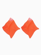 Серьги металл «Яркость», ромб, оранжевые - Фото 3