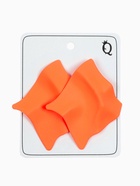 Серьги металл «Яркость», ромб, оранжевые - Фото 5