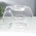 Аромалампа стекло "Куб" прозрачная 12х10 см - Фото 3