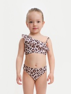 Купальник для девочки раздельный KAFTAN «Леопард», размер 32 (110-116 см) - Фото 2