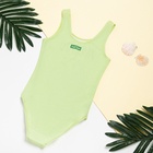 Купальник для девочки слитный KAFTAN: Avocato, зелёный, размер 28 (86-92 см) 7643139