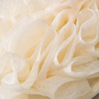 Мочалка для тела массажная со скрабером Доляна «Афродита», 11×16 см, бежевая - Фото 5