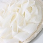 Мочалка для тела массажная со скрабером Доляна «Афродита», 11×16 см, бежевая - Фото 3