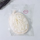 Мочалка для тела массажная со скрабером Доляна «Афродита», 11×16 см, бежевая - Фото 10