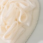 Мочалка - варежка для тела массажная со скрабером Доляна «Афродита», 19×21 см, цвет бежевый - Фото 3