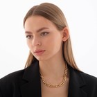 Колье «Цепь голден» грань, цвет золото, 45 см 7573503