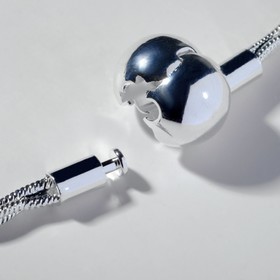 

Основа для браслета "Шар", цвет серебро