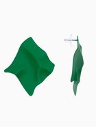 Серьги металл «Яркость» ромб, цвет тёмно-зелёный - Фото 1