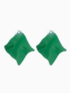 Серьги металл «Яркость» ромб, цвет тёмно-зелёный - Фото 2