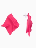 Серьги металл «Яркость» ромб, цвет малиновый - Фото 1