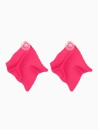 Серьги металл «Яркость» ромб, цвет малиновый - Фото 2