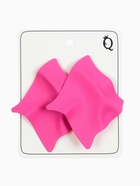 Серьги металл "Яркость" ромб, цвет малиновый - фото 809298936