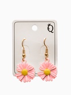 Серьги металл «Яркость» ромашки, цвет жёлто-розовый - Фото 5