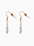 Серьги металл «Ромашки», жёлто-белые - Фото 4