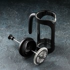 Чайник заварочный френч - пресс Magistro «Хельсинки», 350 мл, стекло, цвет чёрный - Фото 2