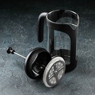 Чайник заварочный френч - пресс Magistro «Хельсинки», 600 мл, стекло, цвет чёрный - Фото 3