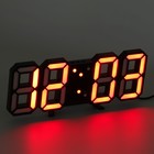 Часы электронные настольные "Цифры", с подвесом, красная индикация, 9 x 23 см, от USB - фото 6593951