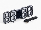 Часы электронные настольные «Цифры», USB, на подвесе, красная индикация, 9×23 см - Фото 8