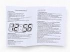 Часы электронные настольные "Цифры", с подвесом, красная индикация, 9 x 23 см, от USB 7570233 - фото 319912679