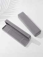 Футляр бархатный под браслет, цепочку, часы «Пенал», 22×5.2×3.5 см, (полезная часть 21.3×4 см), серый - Фото 7