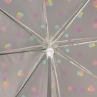 Зонт - трость полуавтоматический «Фигуры», 8 спиц, R = 47 см, рисунок МИКС - Фото 4
