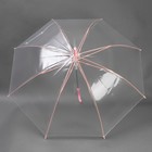 Зонт - трость полуавтоматический «Неон», 8 спиц, R = 47 см, цвет МИКС/прозрачный - Фото 8