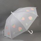 Зонт - трость полуавтоматический «Нежность», 8 спиц, R = 46 см, рисунок МИКС - Фото 2