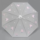 Зонт - трость полуавтоматический «Нежность», 8 спиц, R = 46 см, рисунок МИКС - Фото 7