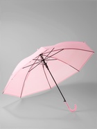 Зонт - трость полуавтоматический «Однотонный», 8 спиц, R=47/55 см, d=94 см, розовый - Фото 3