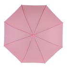Зонт - трость полуавтоматический «Однотонный», 8 спиц, R = 47 см, цвет розовый - Фото 7