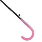 Зонт - трость полуавтоматический «Однотонный», 8 спиц, R = 47 см, цвет розовый - Фото 10