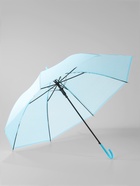 Зонт - трость полуавтоматический «Однотонный», 8 спиц, R=47/55 см, d=94 см, синий - Фото 3