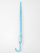 Зонт - трость полуавтоматический «Однотонный», 8 спиц, R=47/55 см, d=94 см, синий - Фото 6