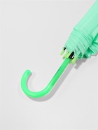 Зонт - трость полуавтоматический «Однотонный», 8 спиц, R=46/55 см, d=92 см, зелёный - Фото 4