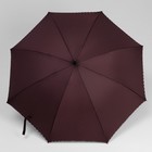 Зонт - трость полуавтоматический «Однотонный», ветроустойчивый, 8 спиц, R = 55 см, цвет МИКС - Фото 9