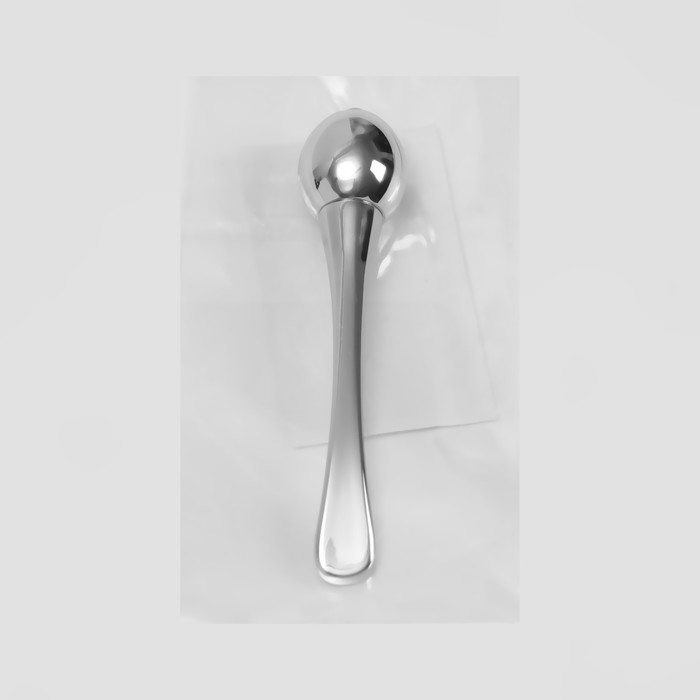 Массажёр для лица, с шариком, 7,5 × 1,6 см, цвет серебристый 27896