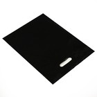 Пакет полиэтиленовый с вырубной ручкой, чёрный, 30 х 40 см, 50 мкм - Фото 2